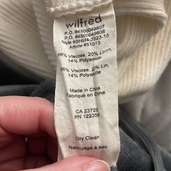 Aritzia Wilfred Free Ribbed Sweater - Picture 10 of 11